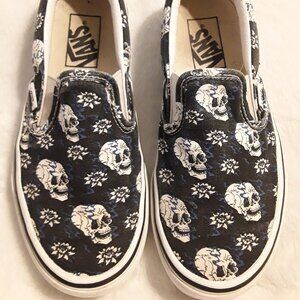 VANS Flash Skull Slip On Shoes